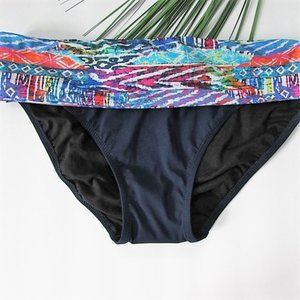 Profile Navy Banded Hipster Bikini Bottom